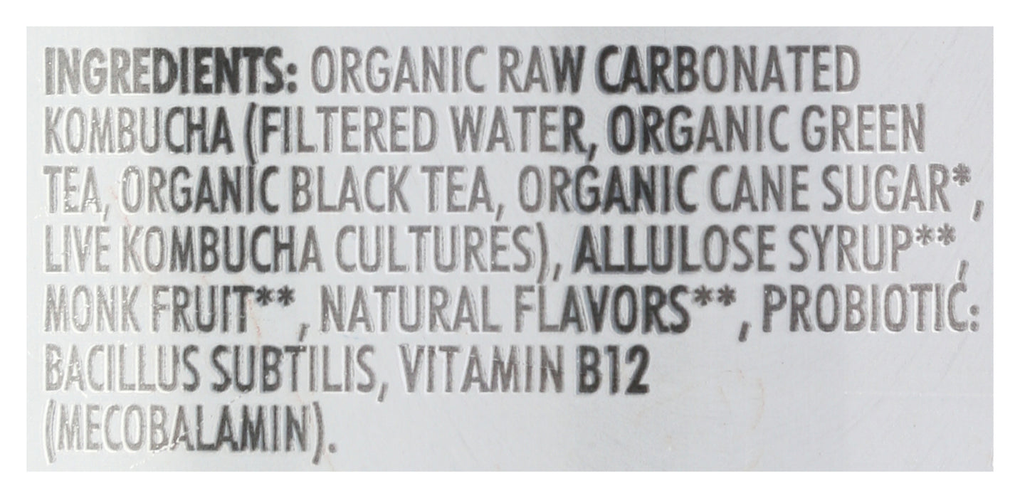 Blood Orange Kombucha, Org, 12 fl oz