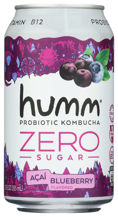 Blueberry Mint Kombucha, Org, 12 fl oz