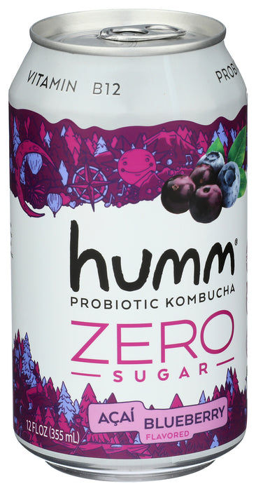 Blueberry Mint Kombucha, Org, 12 fl oz