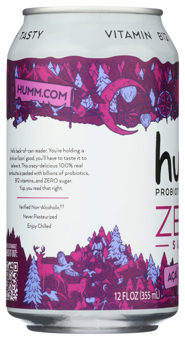 Blueberry Mint Kombucha, Org, 12 fl oz