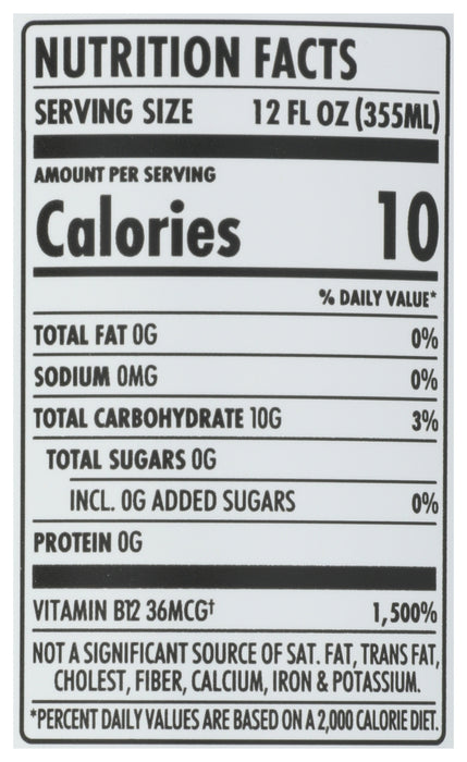 Blueberry Mint Kombucha, Org, 12 fl oz