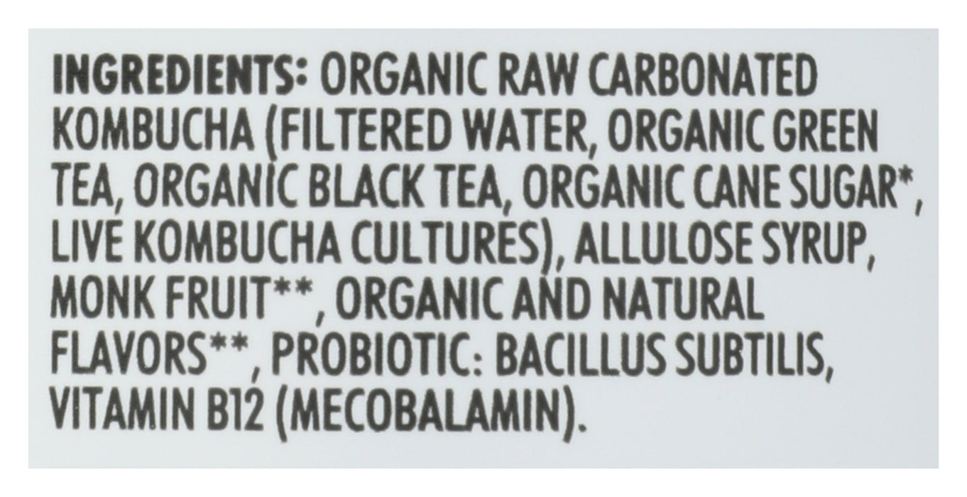 Blueberry Mint Kombucha, Org, 12 fl oz