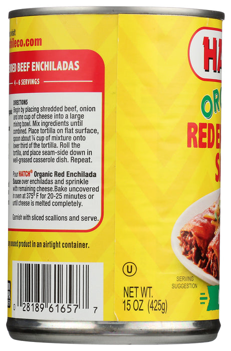 Red Enchilada Sauce Mild, Org, 15 oz