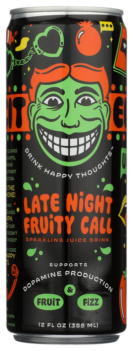 Sparkling Juice Drink, Late Night Fruity Call, 12 fl oz