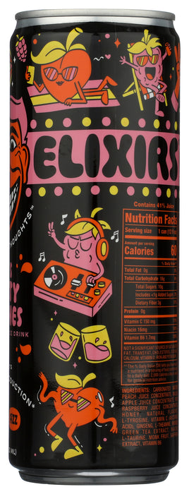 Sparkling Juice Drink, Let's Party Peaches, 12 fl oz