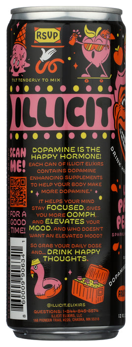 Sparkling Juice Drink, Let's Party Peaches, 12 fl oz