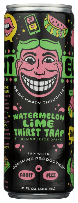 Sparkling Juice Drink, Watermelon Lime Thirsty Trap, 12 fl oz