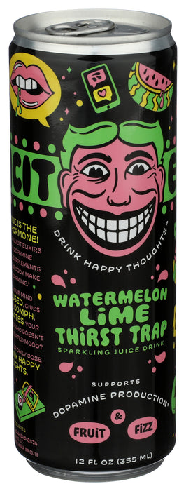 Sparkling Juice Drink, Watermelon Lime Thirsty Trap, 12 fl oz