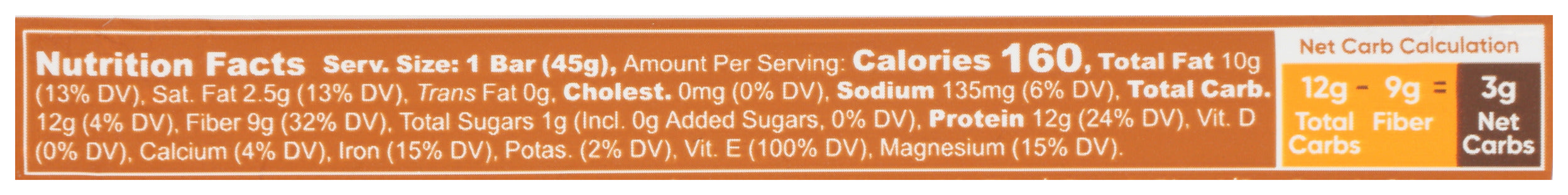 Peanut Butter Chip Bar, 1.6 oz