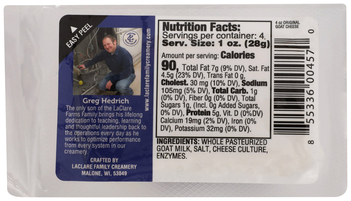 Goat Cheese, Original, 4 oz