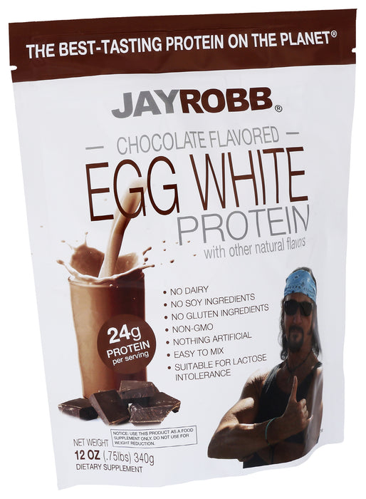 Egg White Protein, Chocolate, 12oz