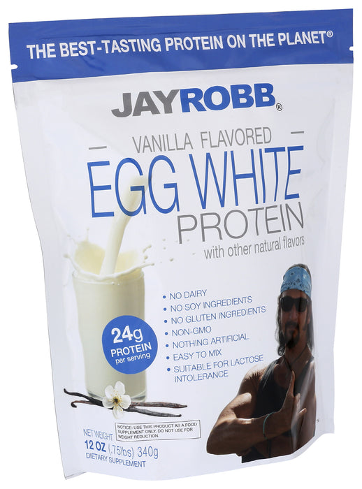 Egg White Protein, Vanilla, 12oz