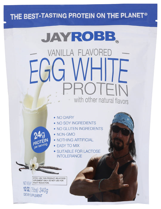 Egg White Protein, Vanilla, 12oz