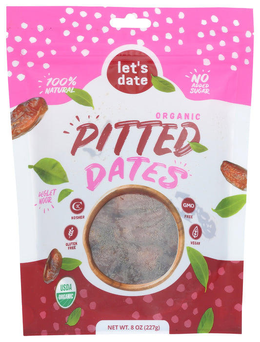Pitted Dates, Org, 8 oz