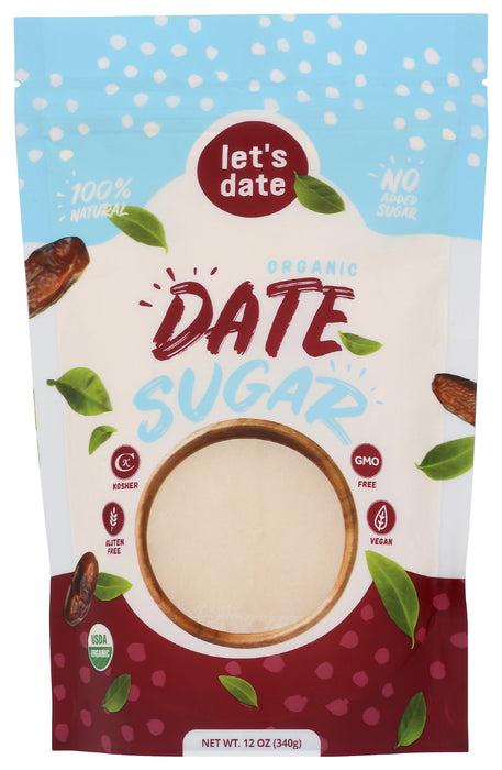 Date Sugar, Org, 12 oz