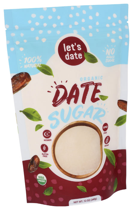 Date Sugar, Org, 12 oz