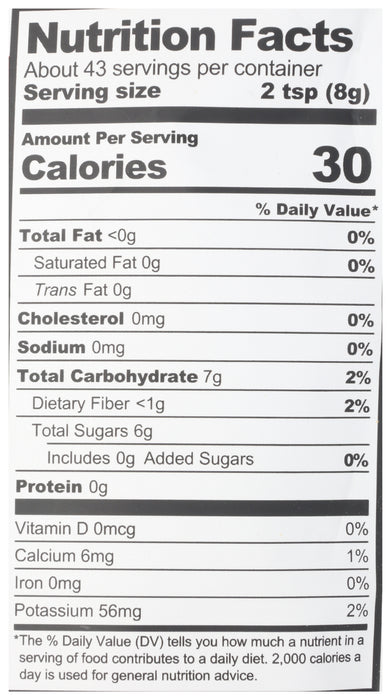 Date Sugar, Org, 12 oz