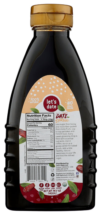 Date Syrup, Org, 14.1 oz
