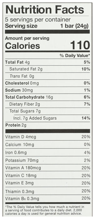 Cookie Crumble Chocolate Drizzled Granola Bars, Org NF, 4.25 oz