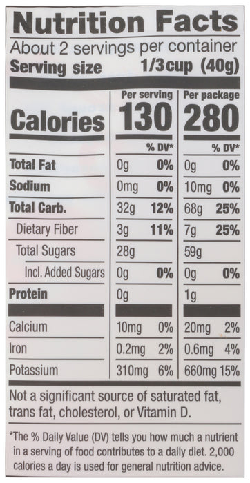 Apples Dried, GF Org, 3 oz