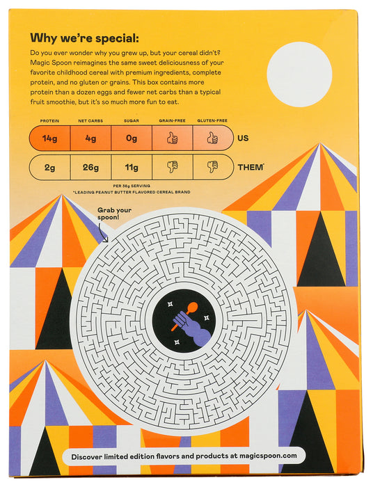 Peanut Butter Grain Free Cereal, 7 oz