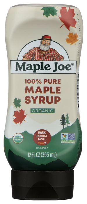 Maple Syrup Dark, Squeeze Bottle, Org, 12 fl oz