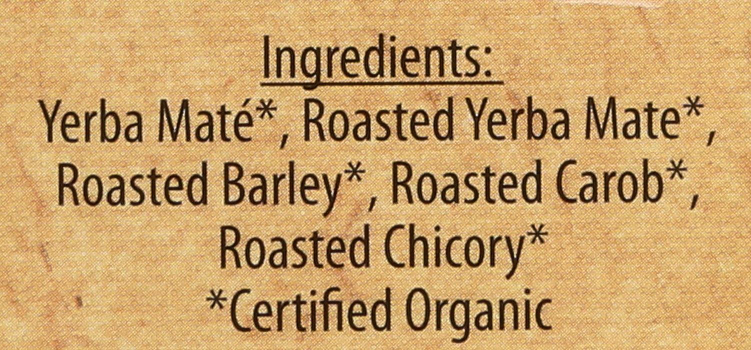 Dark Roast Yerba Mate Tea, Org, 20 tbag