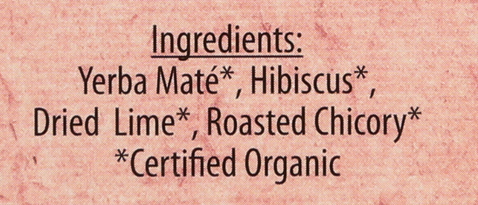 Hibiscus Lime Yerba Mate Tea, Org, 20 tbag