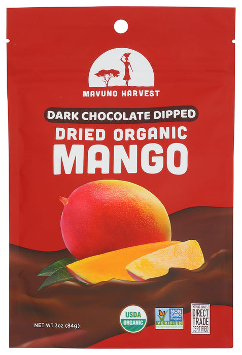 Chocolate Dipped Dried Mango, 3 oz