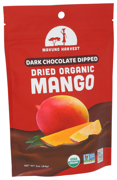 Chocolate Dipped Dried Mango, 3 oz