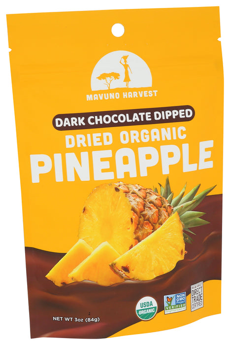 Chocolate Dipped Dried Pineapple, 3 oz
