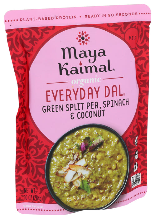 Everyday Dal, Green Split Pea, Spinach & Coconut, Org, 10 oz