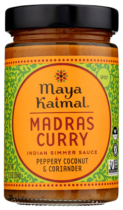 Madras Curry Simmer Sauce, Vegan GF, 12.5 oz