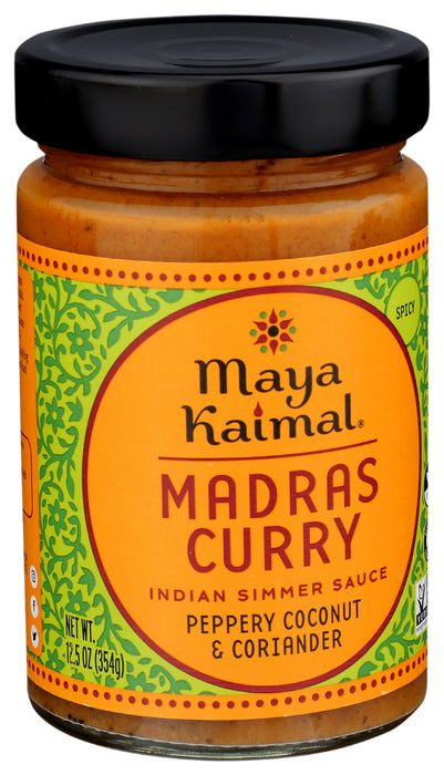 Madras Curry Simmer Sauce, Vegan GF, 12.5 oz