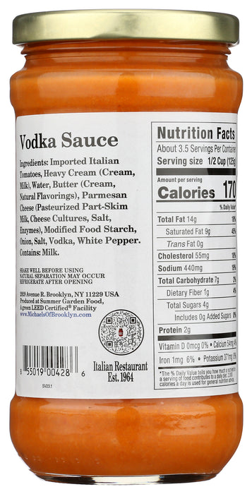 Vodka Sauce, 15 oz