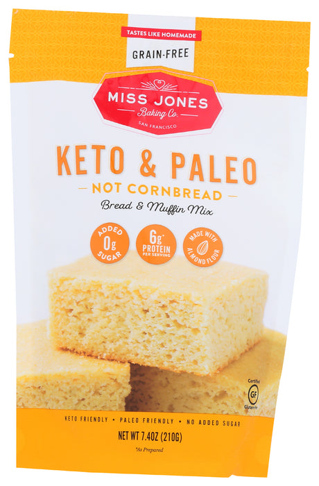 Not Cornbread, Bread & Muffin Mix, Keto Paleo GF, 7.4 oz