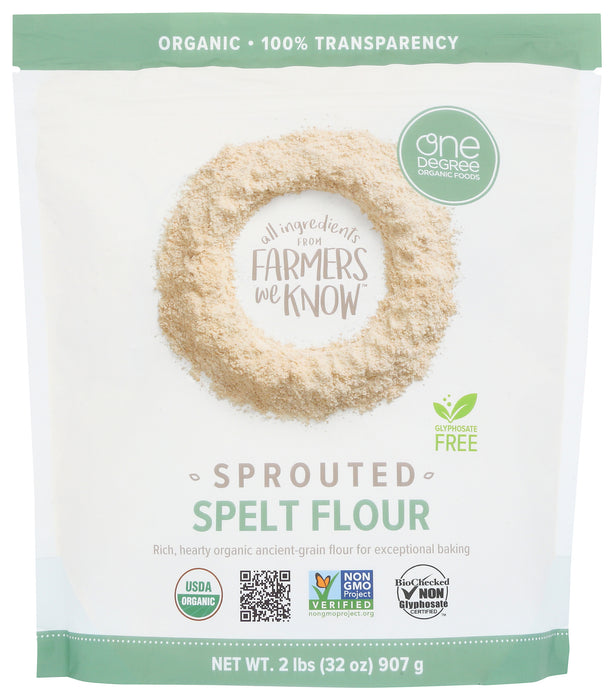 Sprouted Spelt Flour, Org, 32 oz