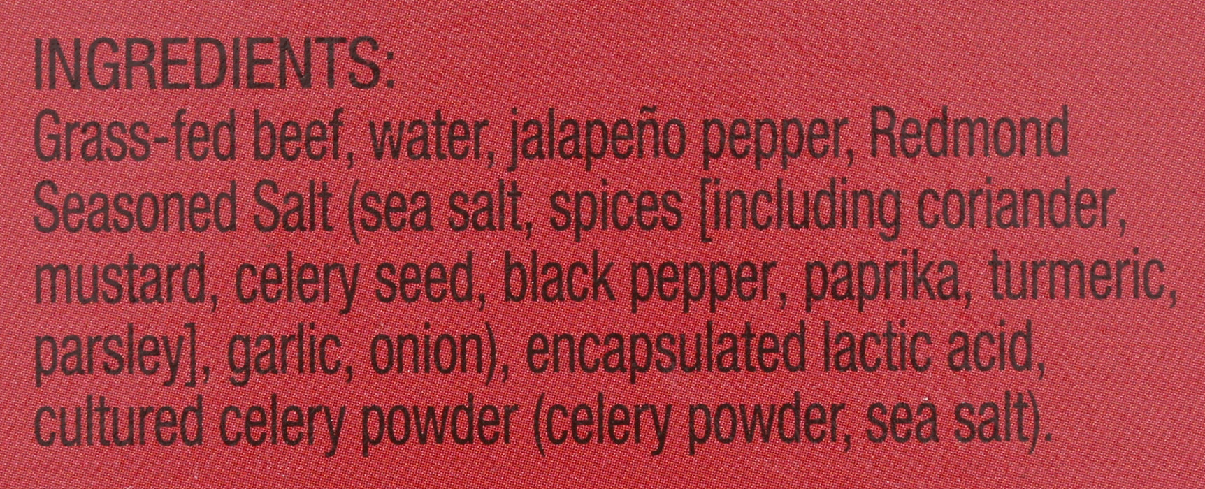 Spicy Beef Sticks, Grass-Fed, GF, 1.7 oz