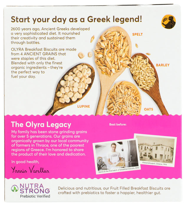 Raspberry Filled Breakfast Biscuits, Org, 5.3 oz