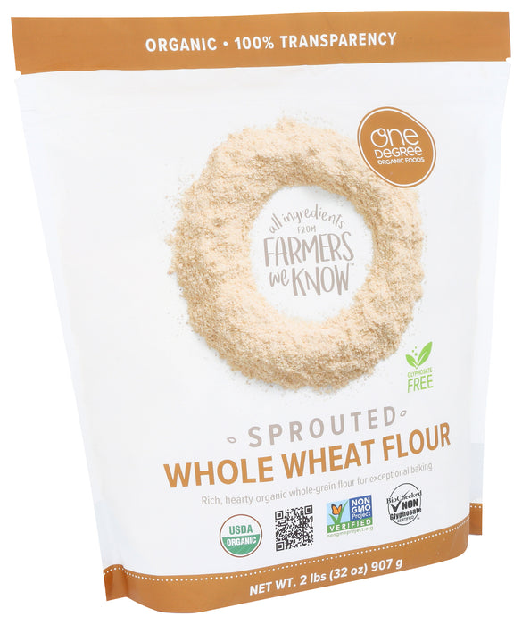 Sprouted Whole Wheat Flour, Org, 32 oz