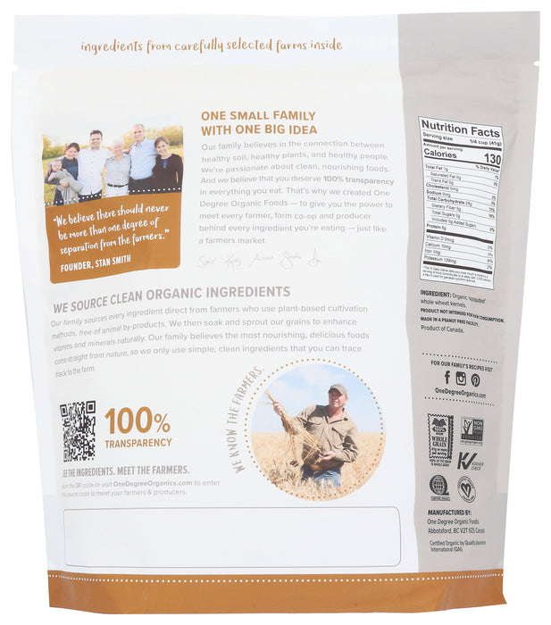 Sprouted Whole Wheat Flour, Org, 32 oz