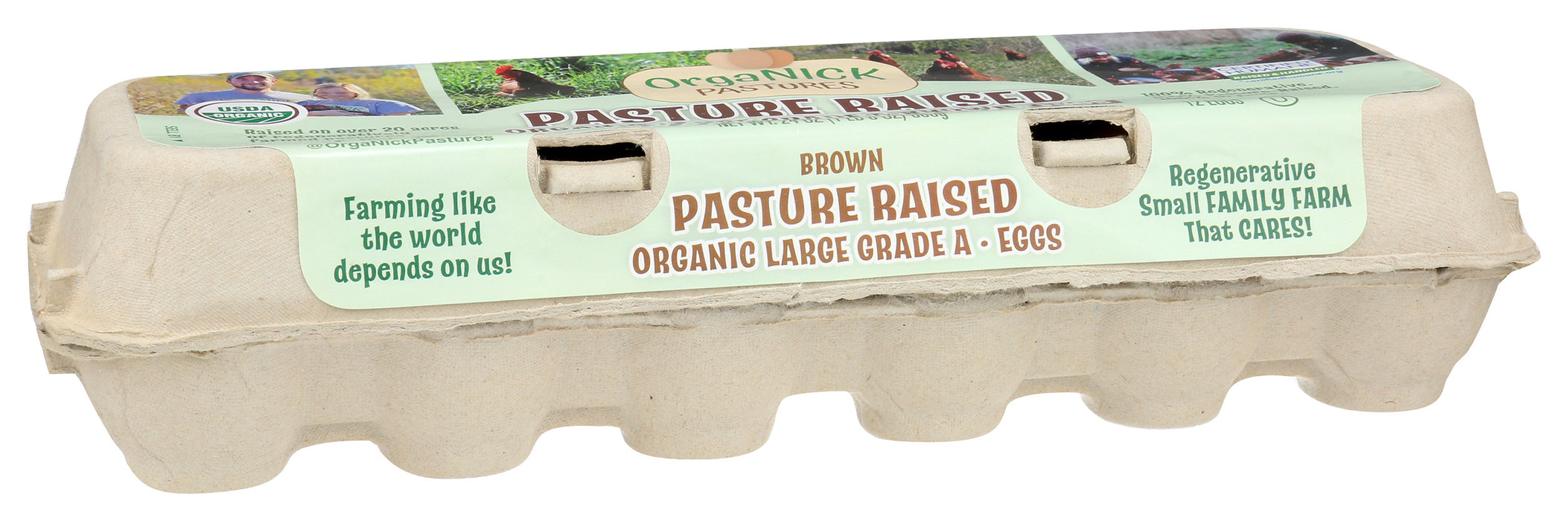 Eggs Brown, Pasture Raised Org, 1 doz