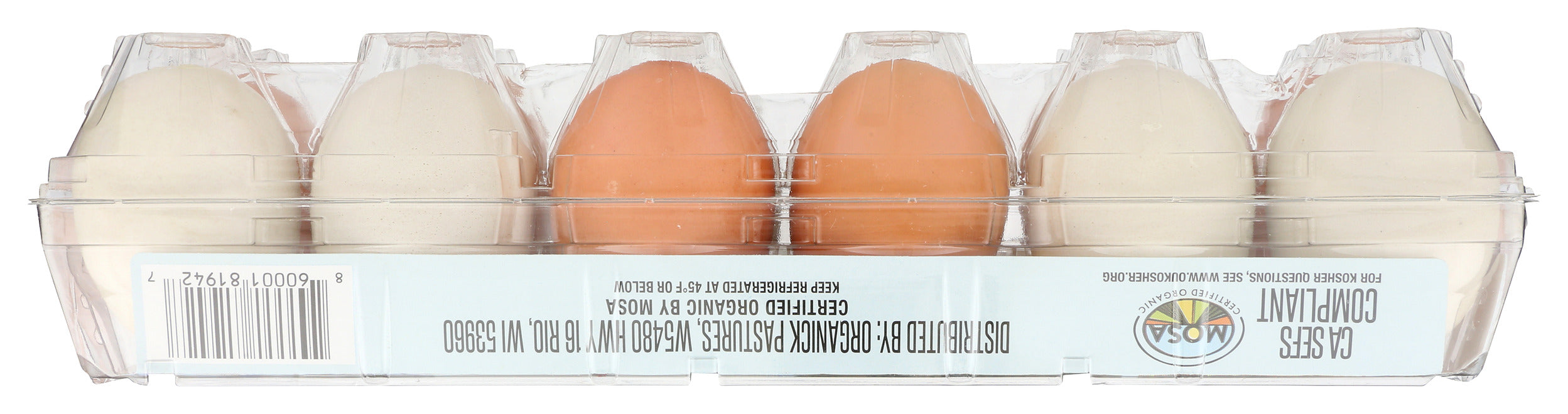 Heriloom Eggs, Pasture Raised Org, 1 doz