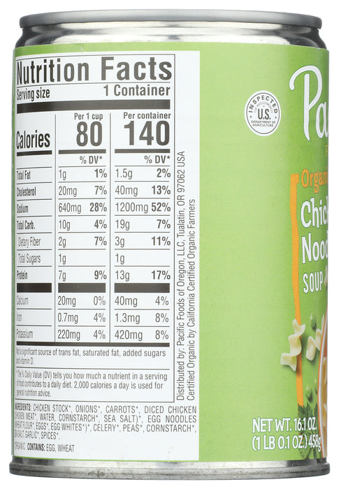 Chicken Noodle Soup, Org, 16.1 oz
