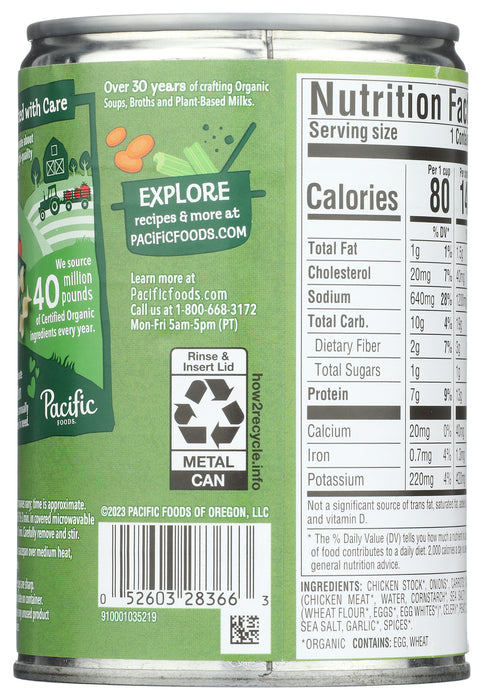 Chicken Noodle Soup, Org, 16.1 oz