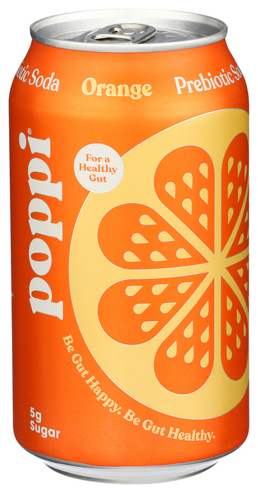 Orange Prebiotic Soda, 12 fl oz