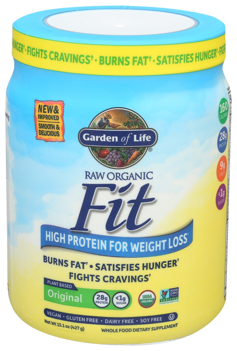 Raw Organic Fit, Original, 445 g