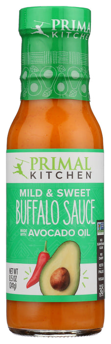 Buffalo Sauce w/ Avocado Oil, Mild & Sweet, 8.5 oz