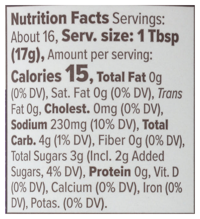No Soy Teriyaki Sauce, Org, 8.5 oz