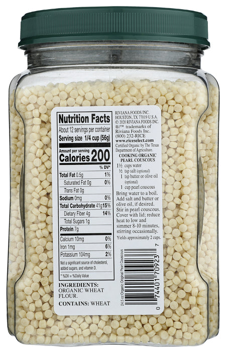 Pearl Couscous, Org, 24.5 oz